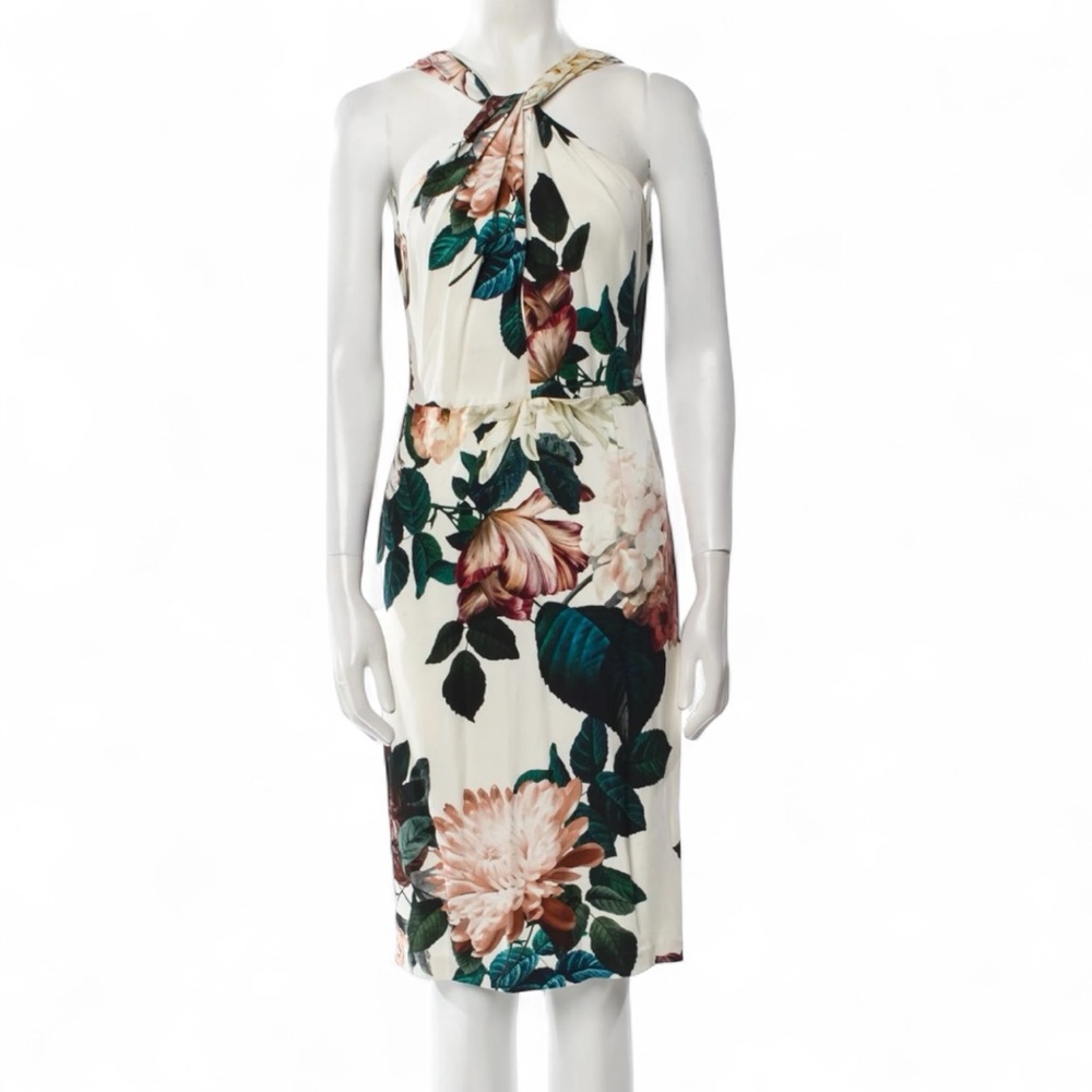 Sachin + Babi Floral Print Knee-Length Dress Sz 14